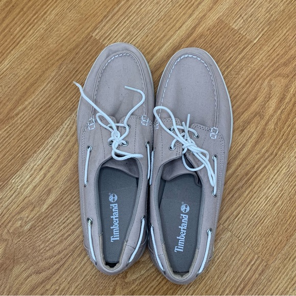 Timberland Union Wharf 2 Eye Canvas Boat Oxford Lace Up Mens Shoes Size 10.5 main image 5